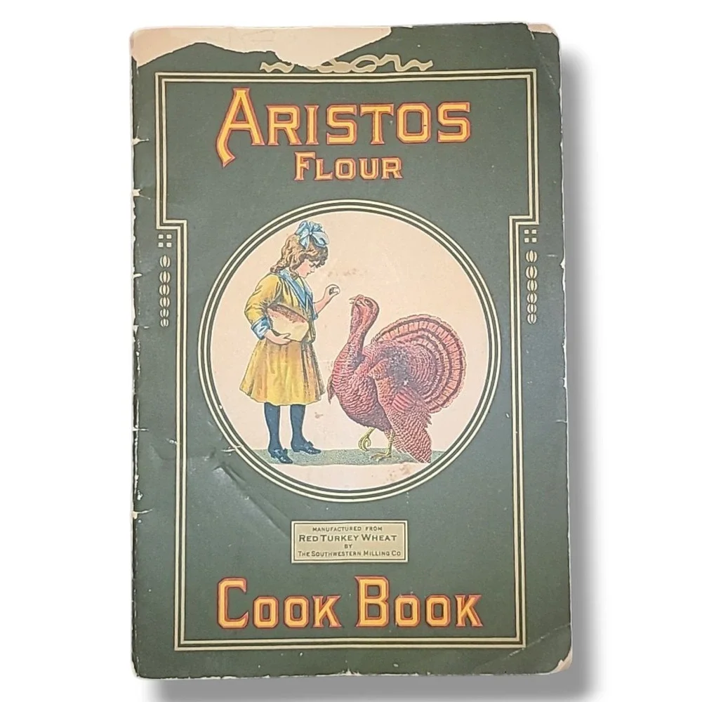 1911 Aristos Flour Cook Book 3rd Edition Southwestern Milling Co Kansas City MO